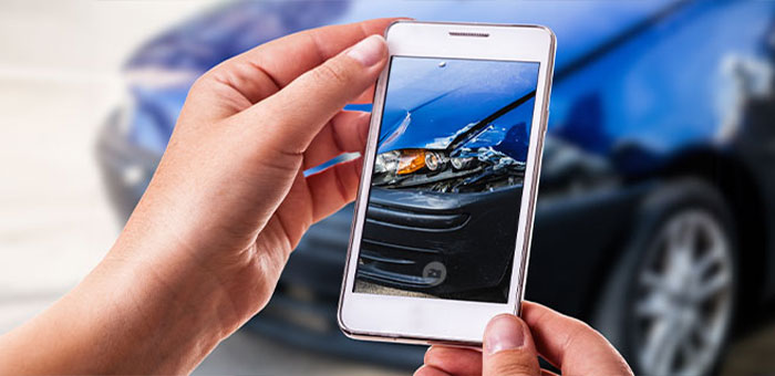 collect evidence for auto accident injury case in California