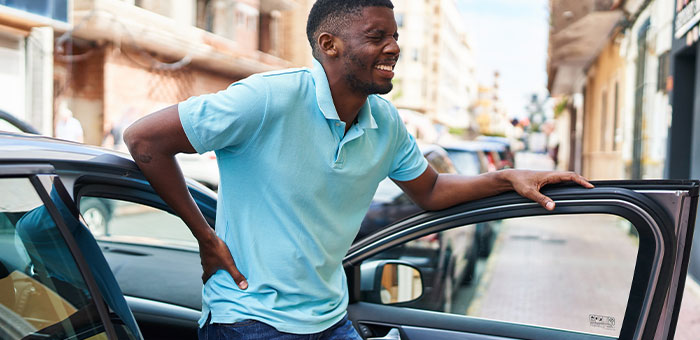 hip pain treatment in La Verne for auto accident injury patient